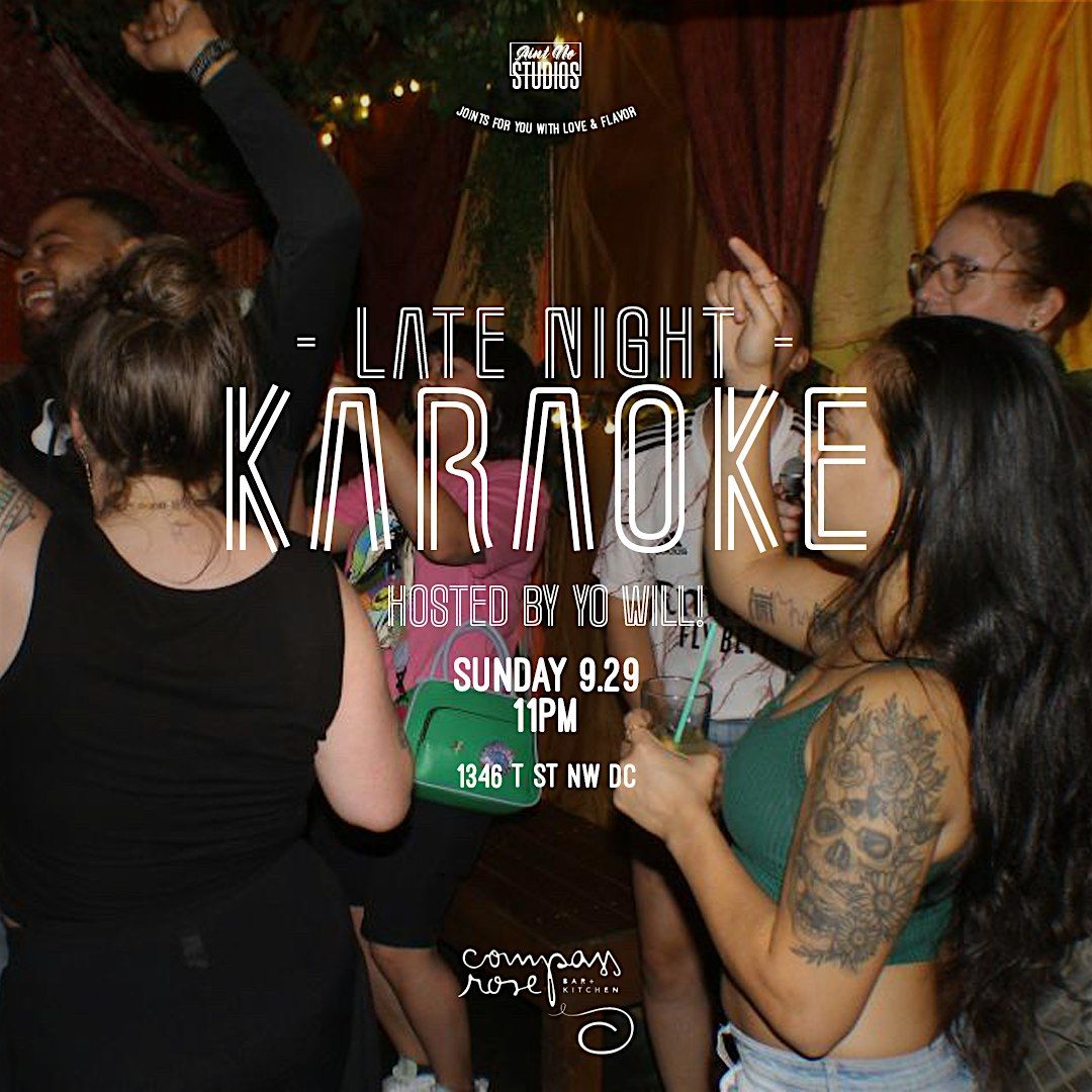 KARAOKE | LIVE AT COMPASS ROSE