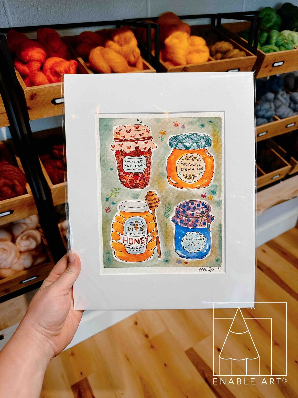 Watercolor | "Jars of Goodness"