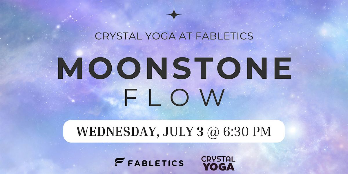 Moonstone Flow: Free Crystal Yoga class at Fabletics Houston