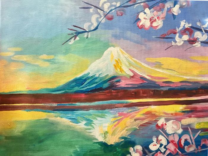 Soir\u00e9e Happy Paint Paris : Mont Fuji