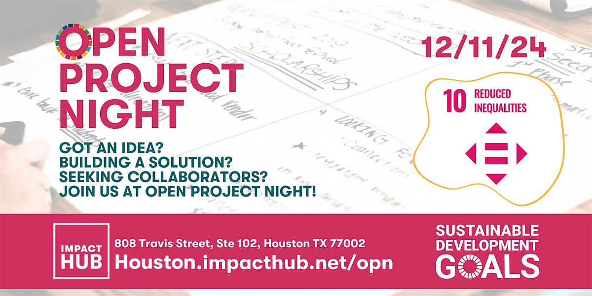 Open Project Night Houston