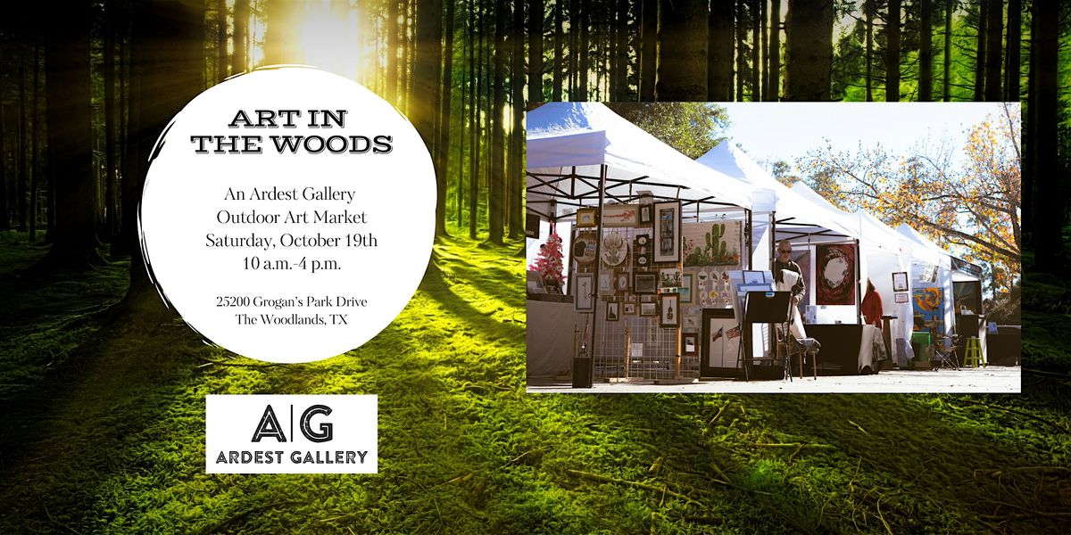 "Art in The Woods" an outdoor art market