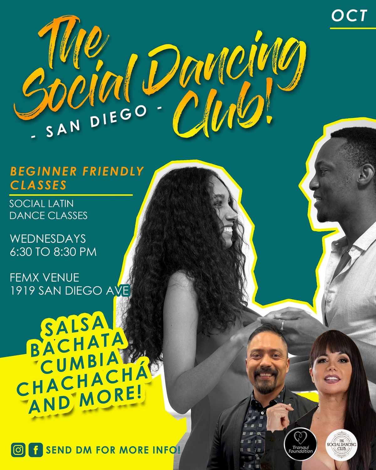 Beginner Social Latin Dance Classes