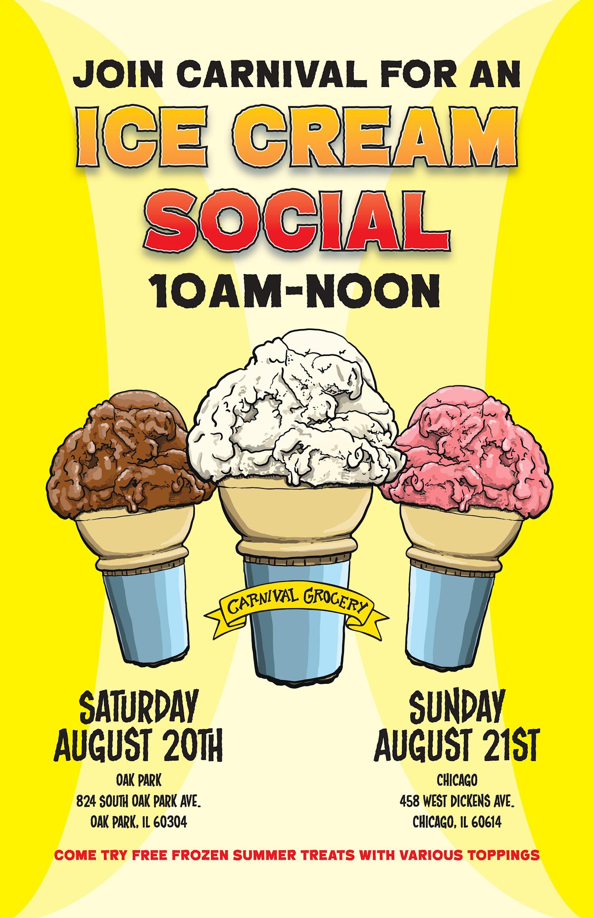 Summer Ice Cream Social in Chicago