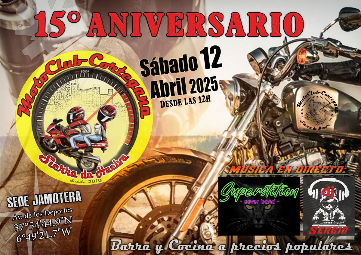 15\u00ba Aniversario Motoclub Cortegana