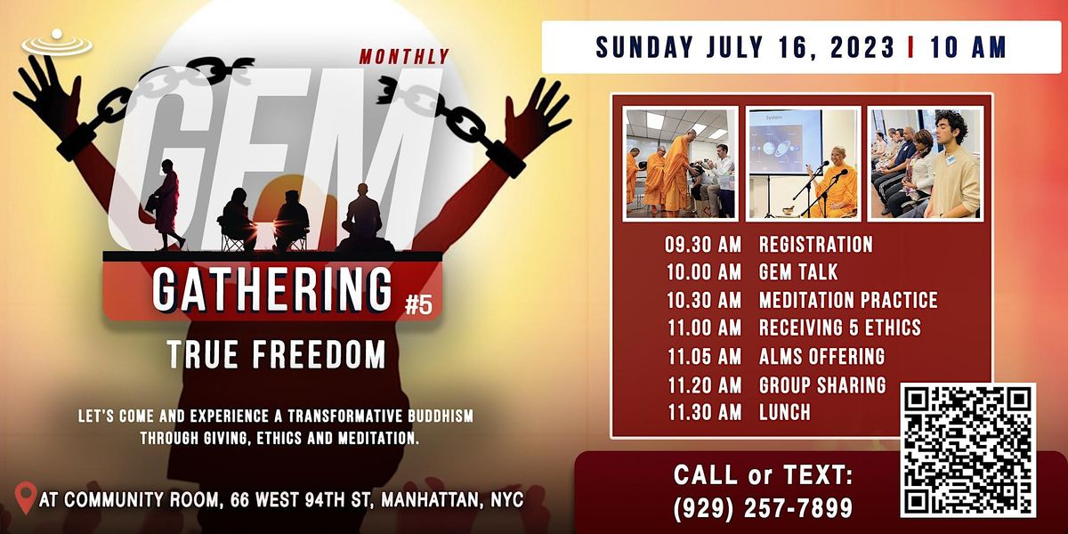 Meditation and Wisdom by Middle Way, Community Room of Strycker's Bay