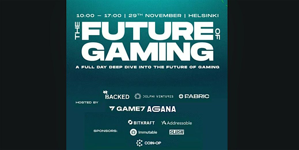 Future of Gaming | FABRIC Ventures @ Slush with Backed VC and Delphi Digita