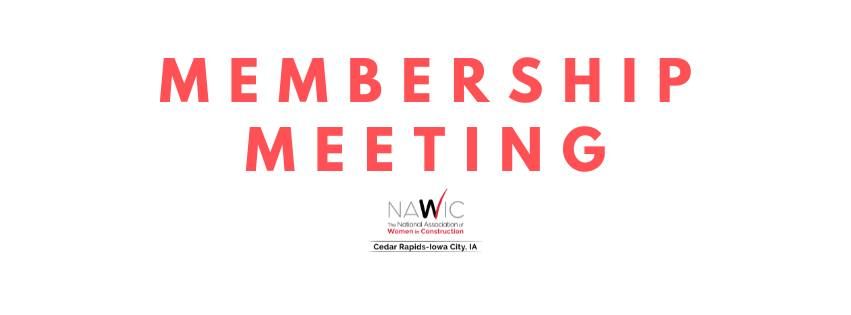 NAWIC Chapter 160 November 2024 Membership Meeting