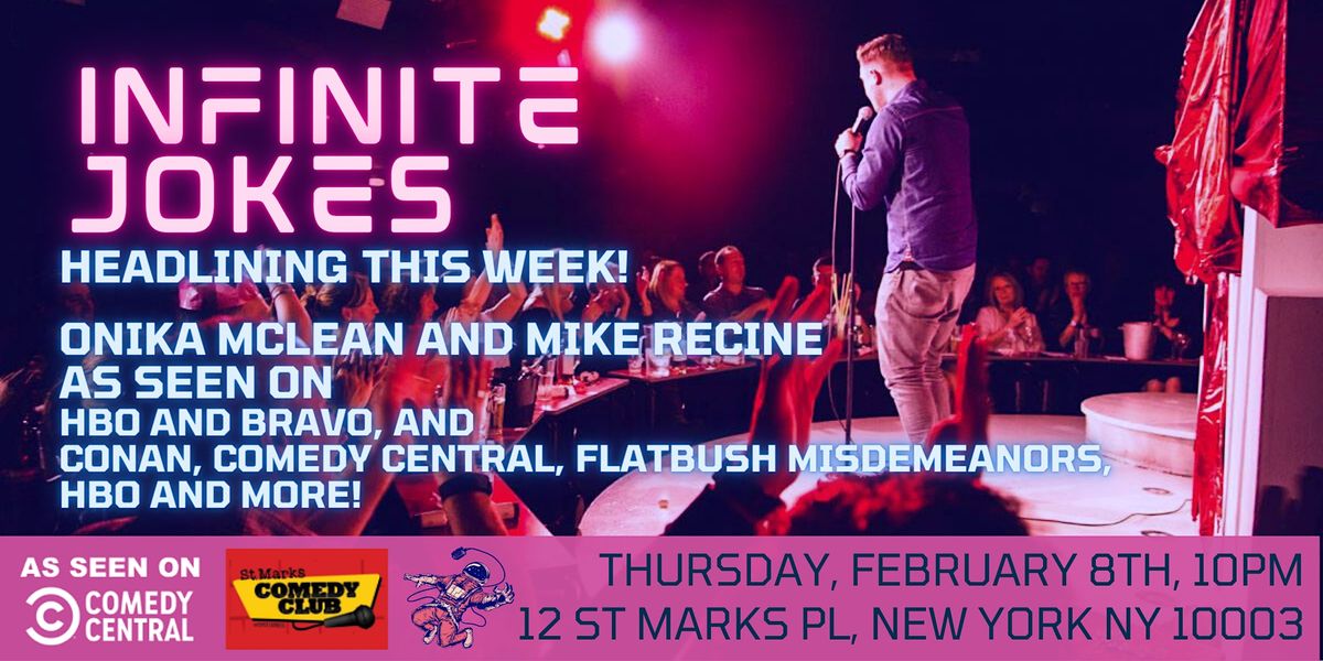 Comedy Show in East Village - Infinite Jokes @ St Marks Comedy Club, St ...