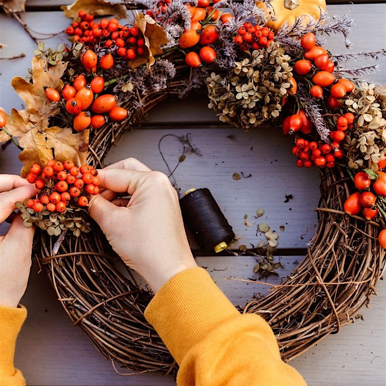 Wine & Design Fall Wreath Edition