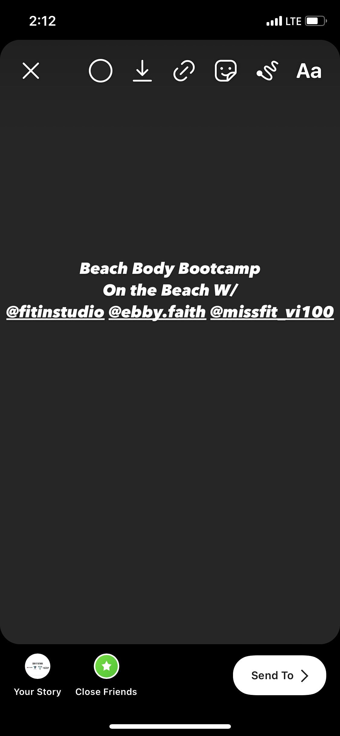 Beach Body Bootcamp on the beach\/ @fitinstudio @missfit_vi100 @ebby.faith