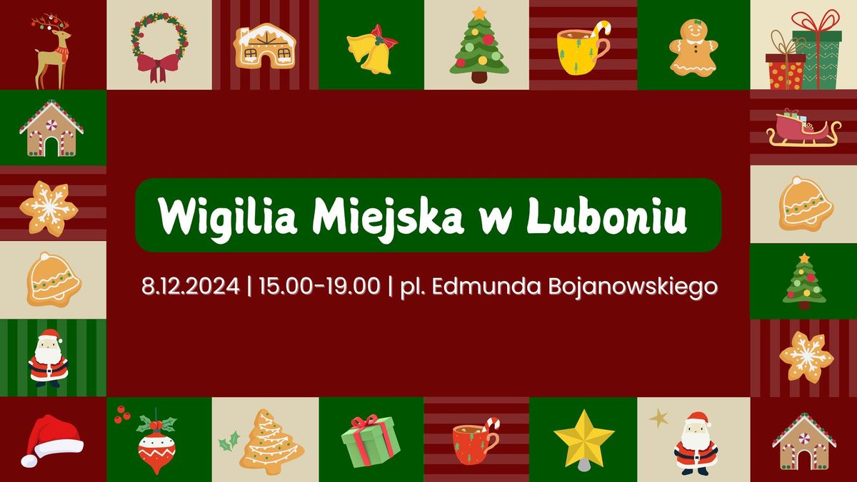 Wigilia Miejska w Luboniu 2024