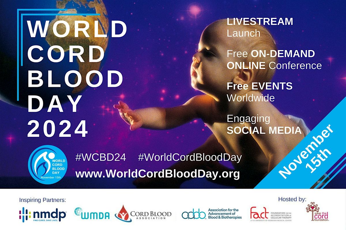 World Cord Blood Day 2024 - Official Virtual Conference