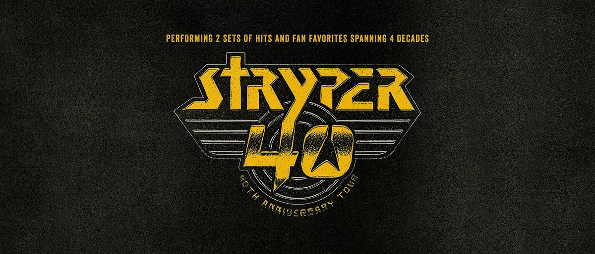 Stryper 40th Anniversary Tour