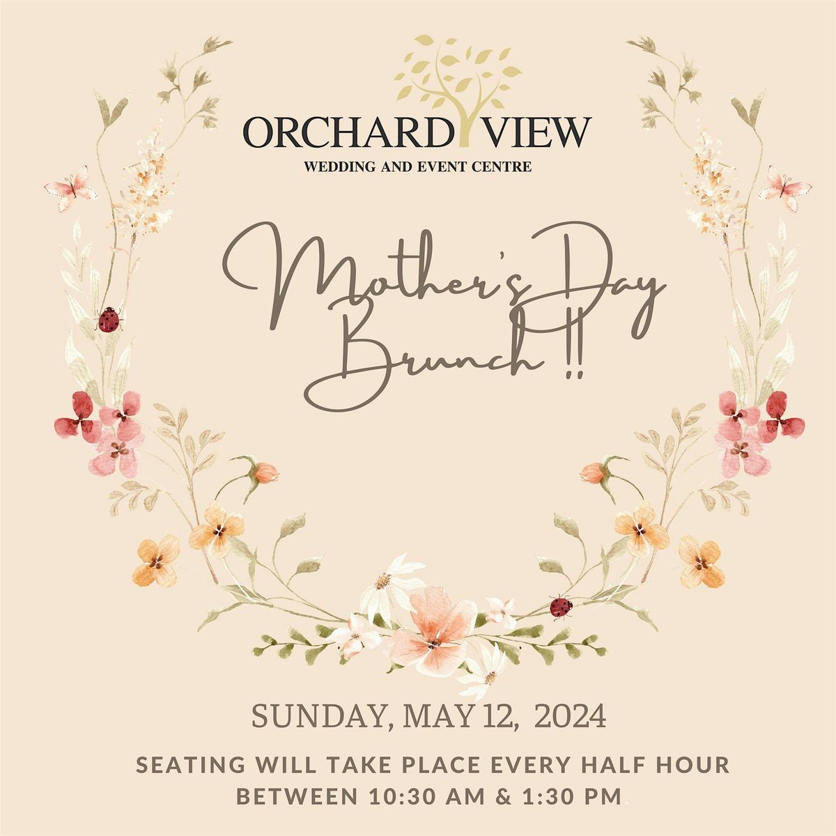 Mother's Day Brunch at Orchard View 2024