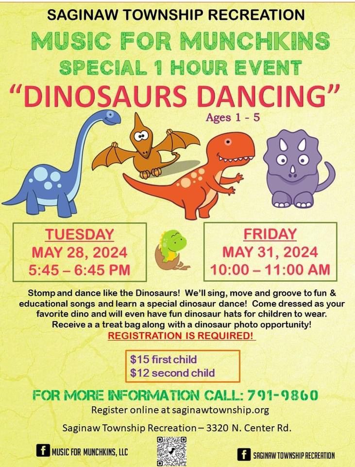 Dinosaurs Dancing @Center Courts