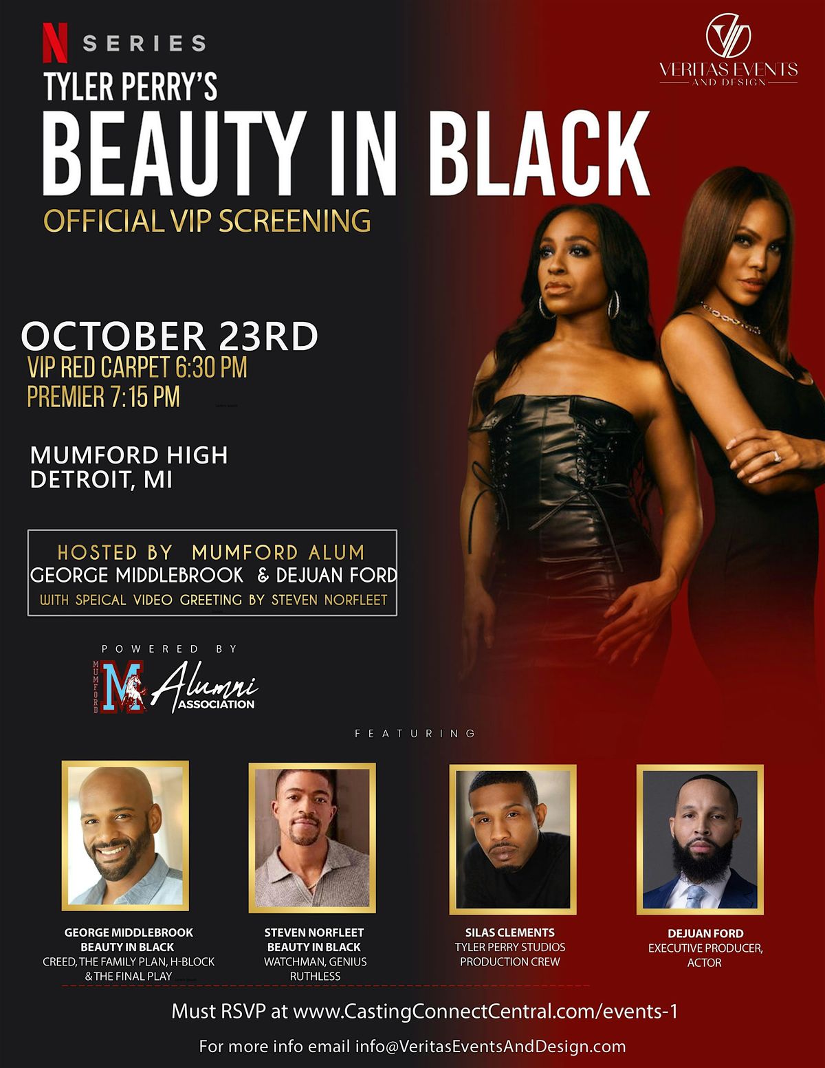 VIP Screening of Tyler Perry's New Netflix Series Beauty in Black