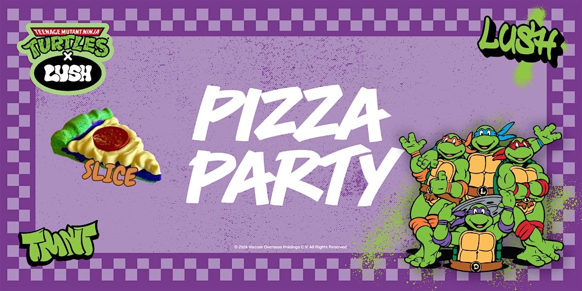 LUSH Derby X TMNT Pizza Party - Slice!