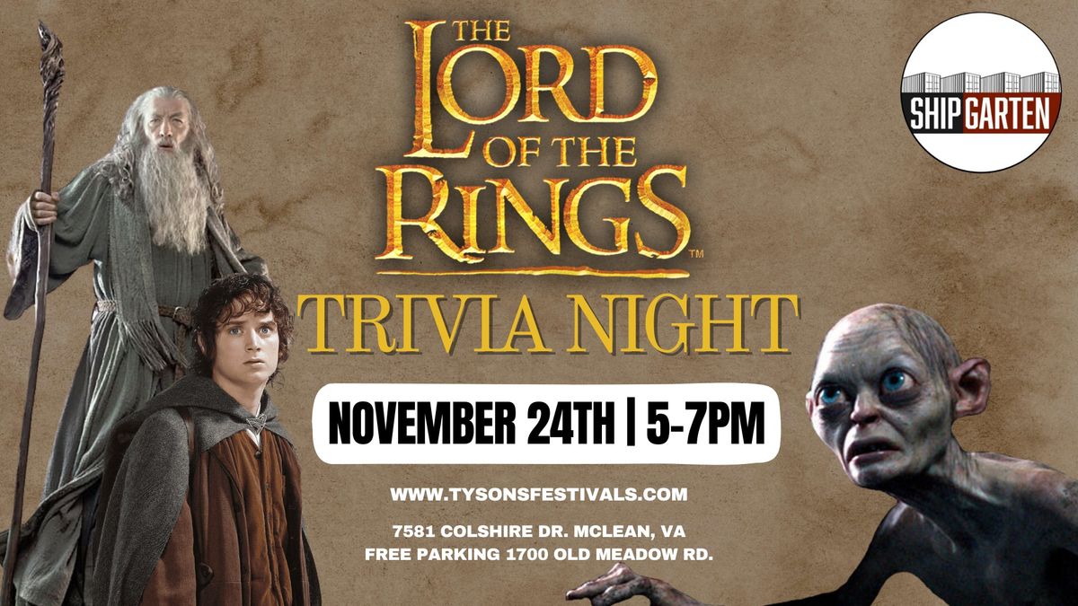 Lord of the Rings Trivia 