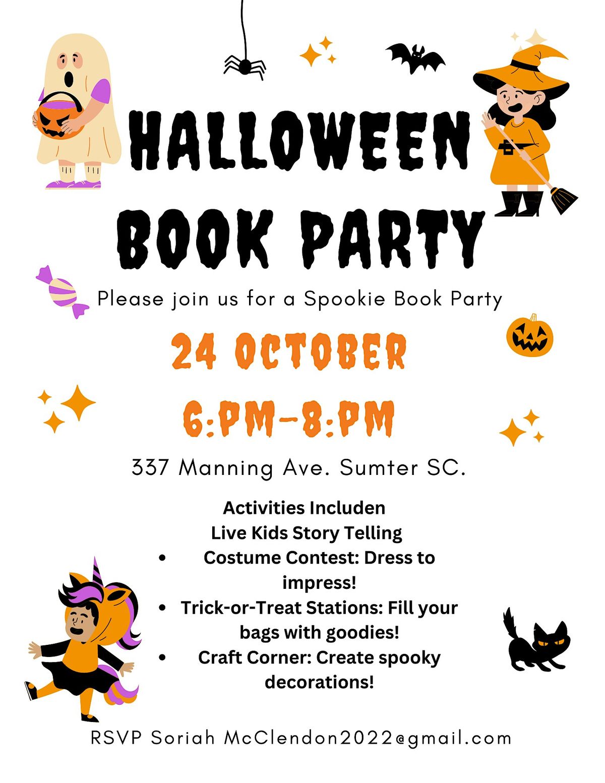 Spooky Halloween Book Party