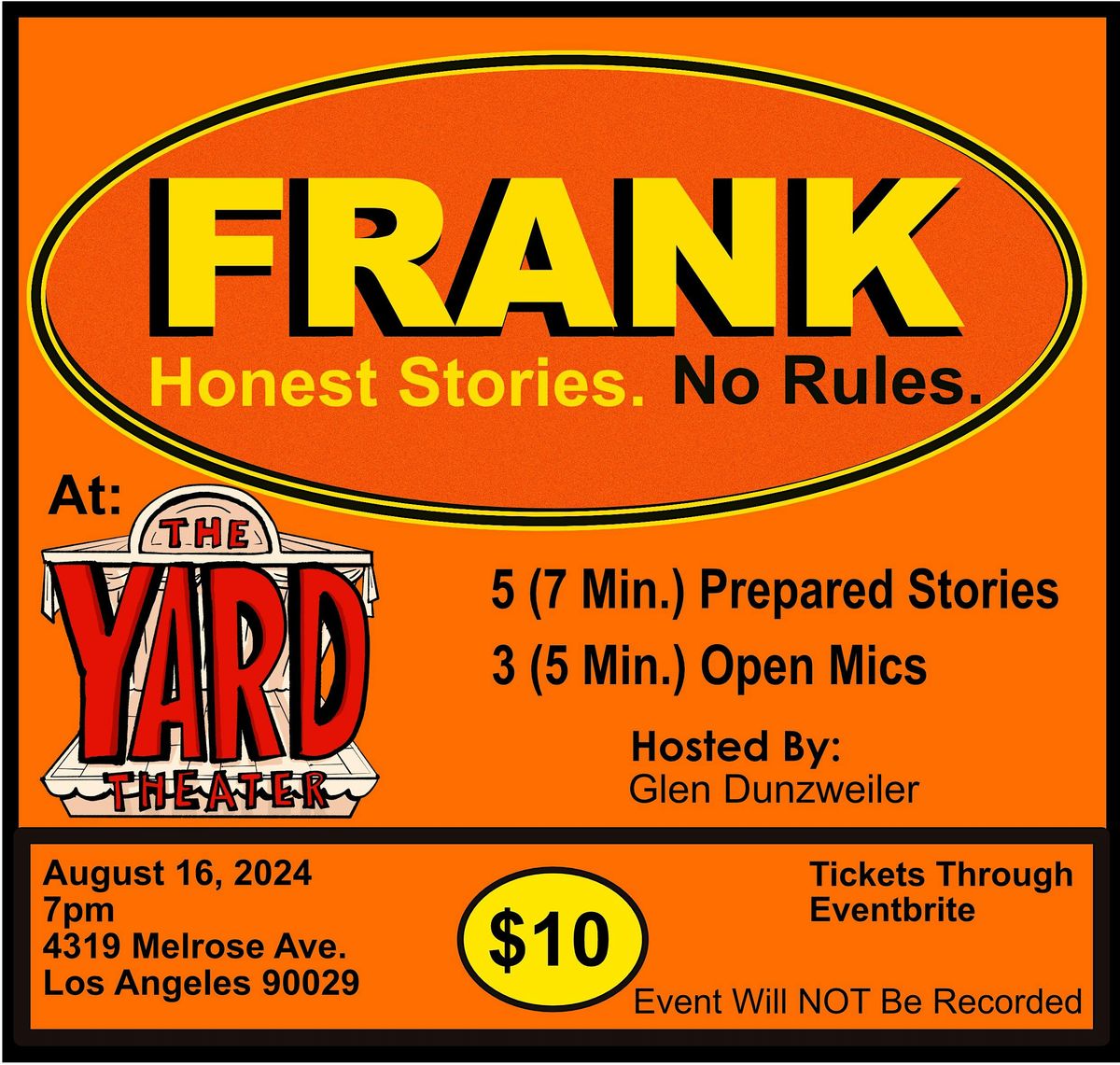 FRANK: Honest Stories. No Rules.