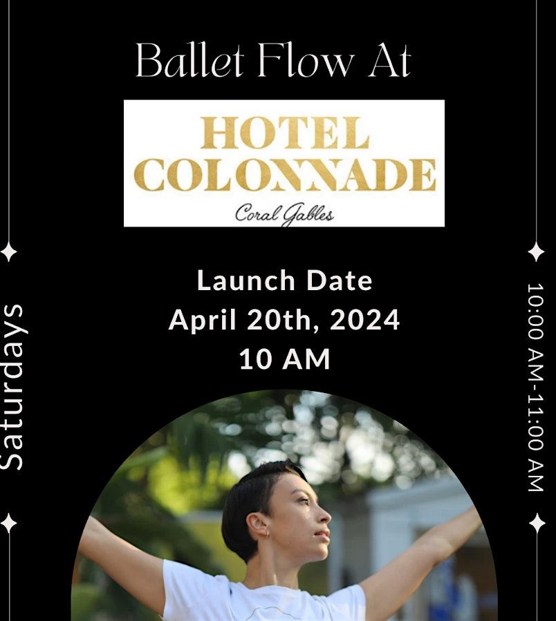 RSVP through SweatPals: Ballet Flow at the Hotel Colonnade | $15.00\/person