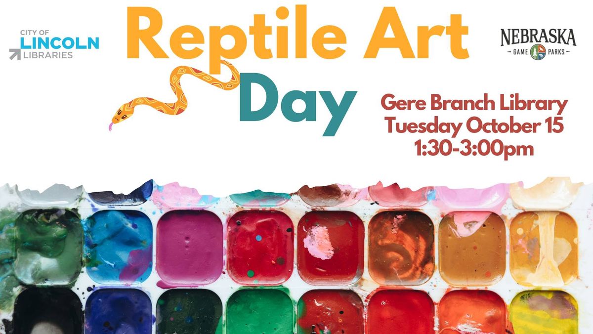 Reptile Art Day