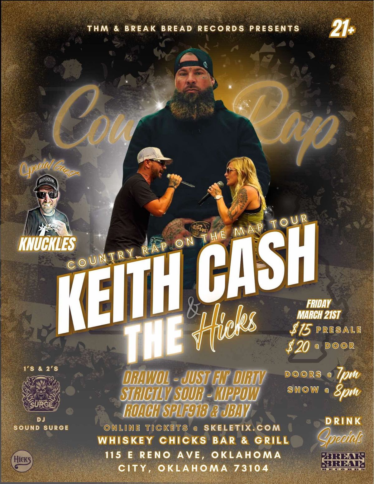 Country Rap On The Map Tour - Keith Cash & The Hicks