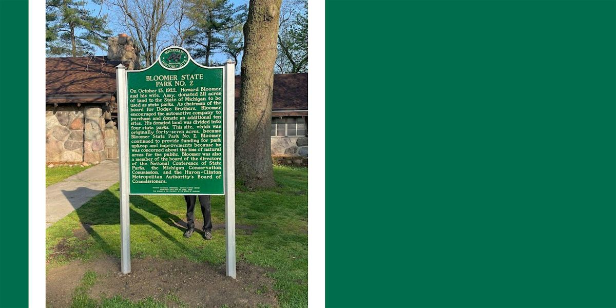 Bloomer Park State Historic Marker Dedication