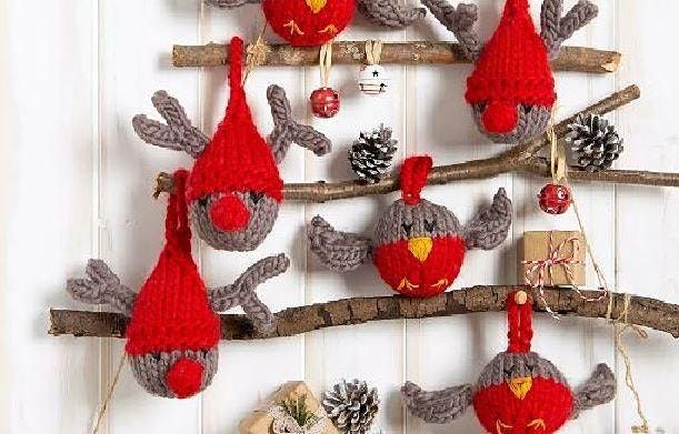 Knit Your Own Reindeer And Robin Baubles With Wool Couture