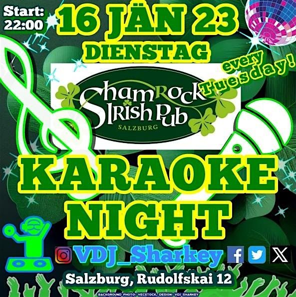 Karaoke Abend im Shamrock Salzburg