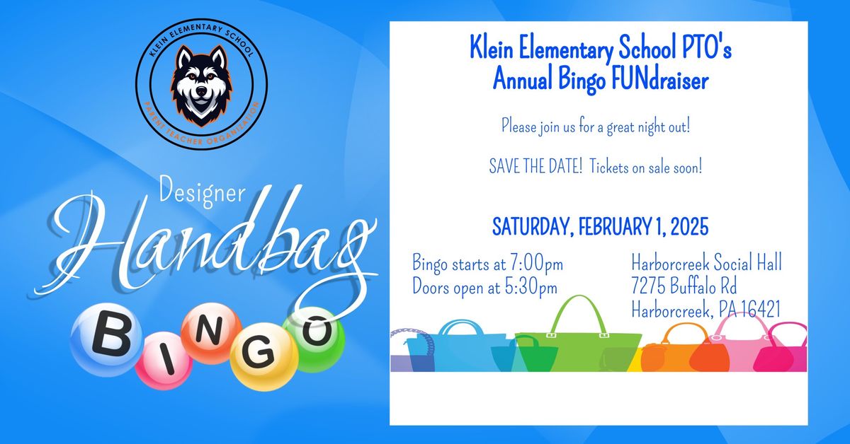 Klein PTO Purse Bingo