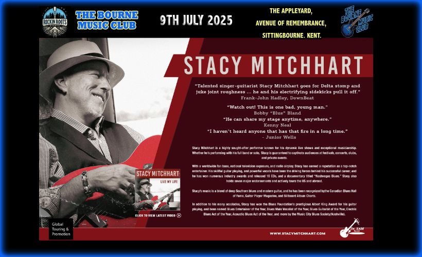 STACY MITCHHART LIVE AT THE BOURNE MUSIC CLUB