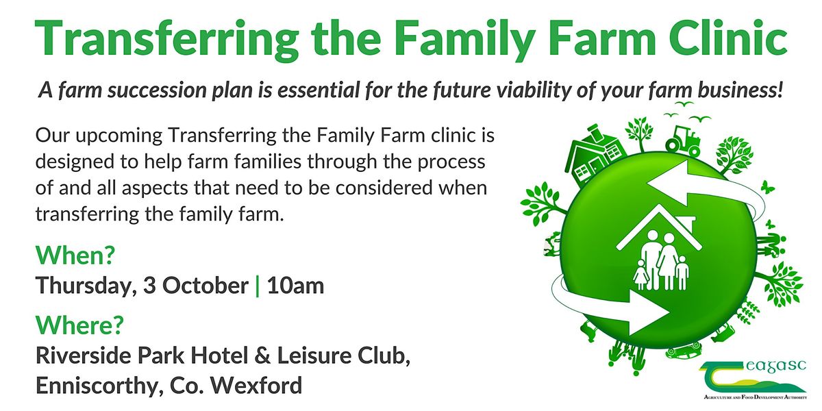 Transferring the Family Farm - Wexford Event