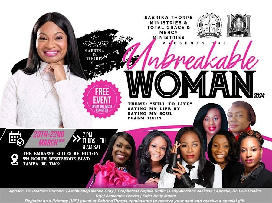 The Unbreakable Woman 2024 - Women's Conference