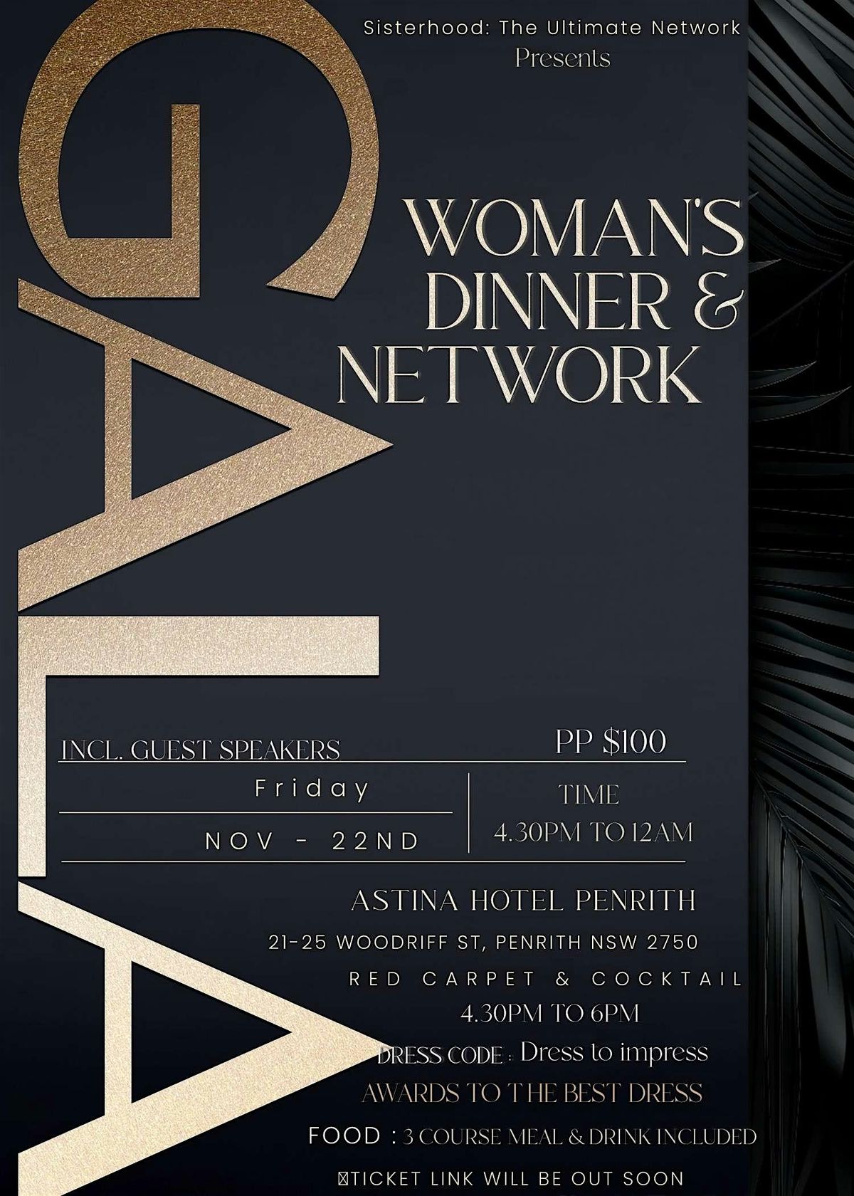 Woman's Dinner & Network