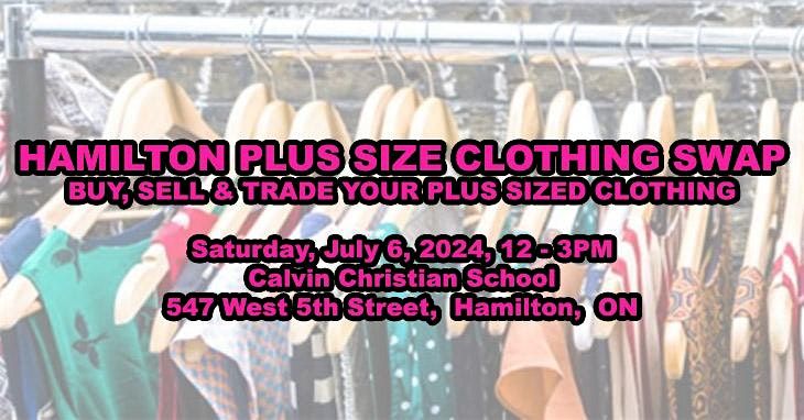 8th Annual Hamilton Plus Size Clothing Buy & Sell \/ Swap