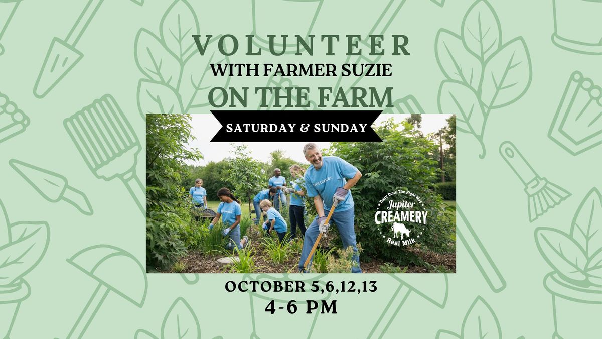 Volunteer with Farmer Suzie