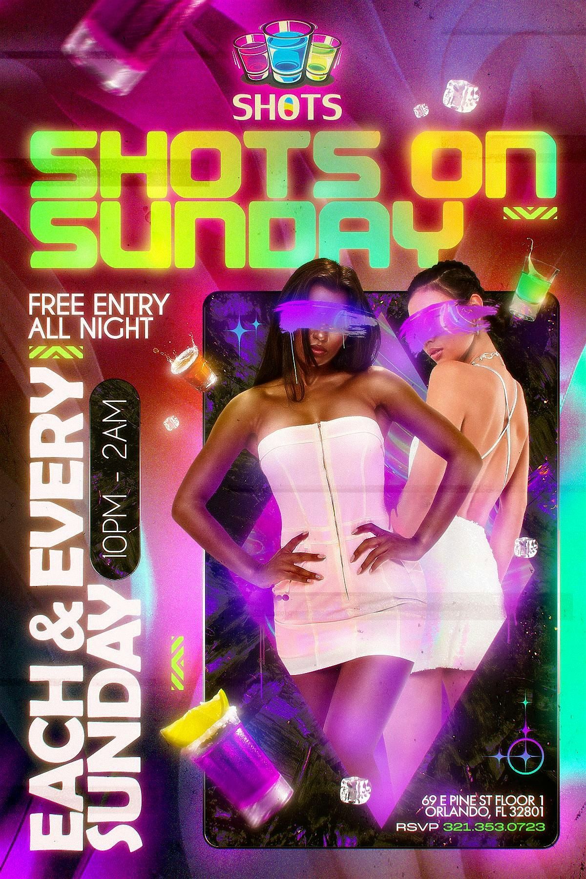 Shots On Sunday (Free Entry All Night 10pm-2am)