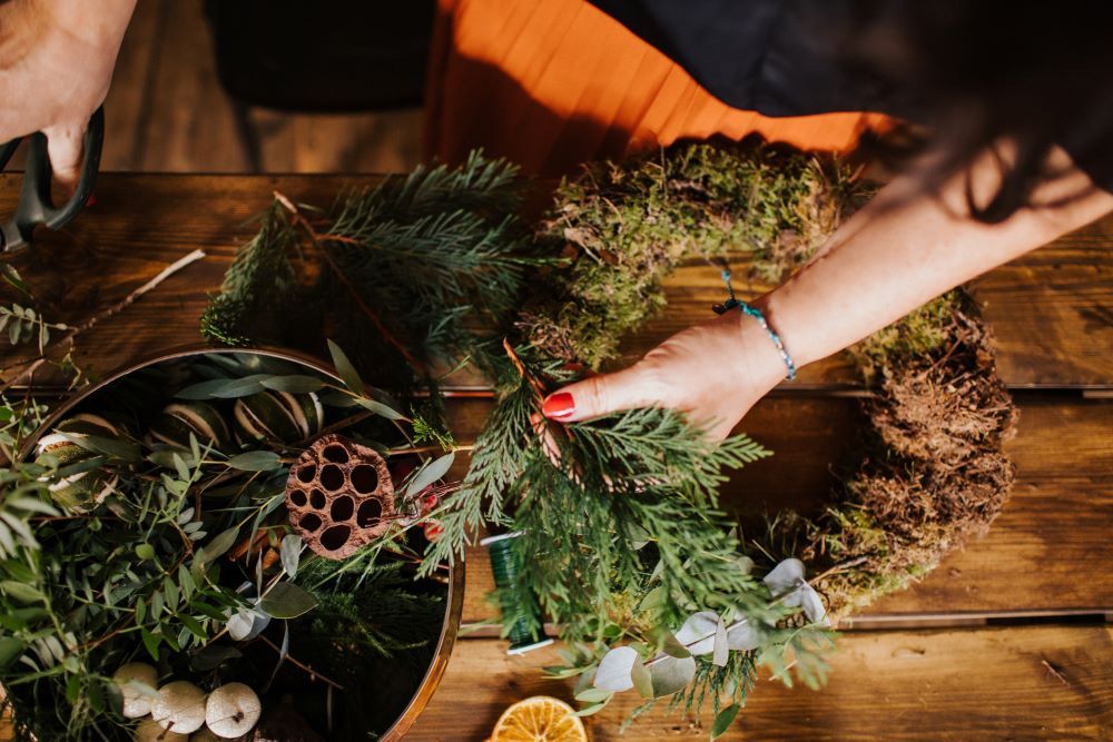 Luxury Christmas Wreath Making Workshop