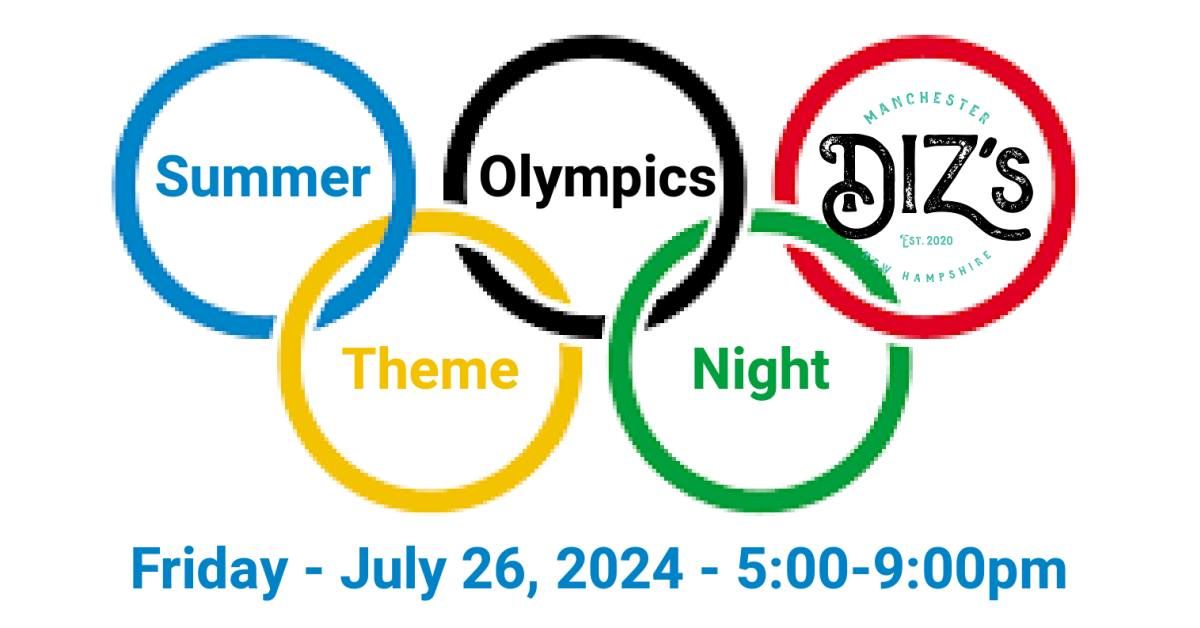 Diz's Summer Olympics Theme Night