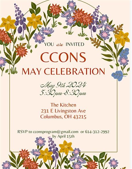CCONS May Celebration