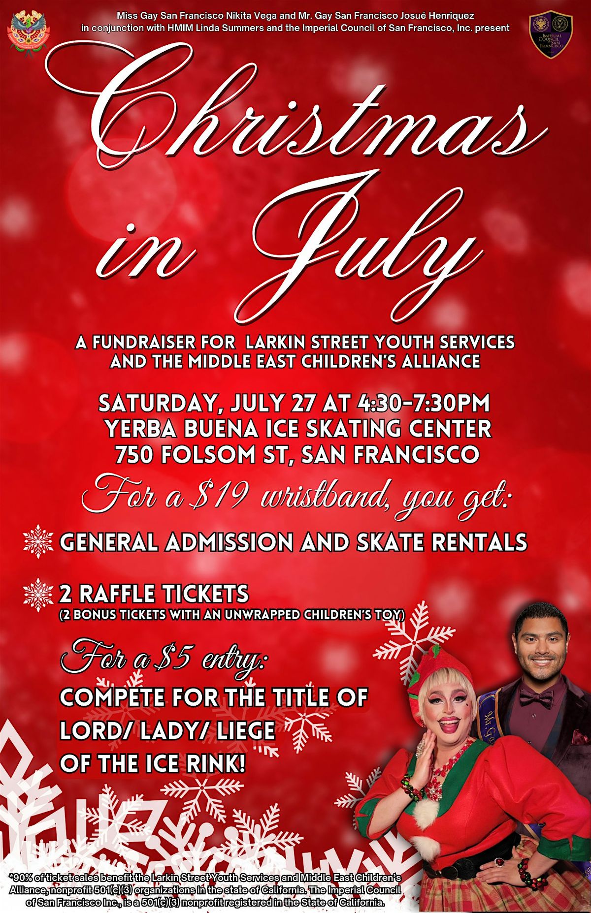 Christmas in July by Mr. & Miss Gay SanFrancisco