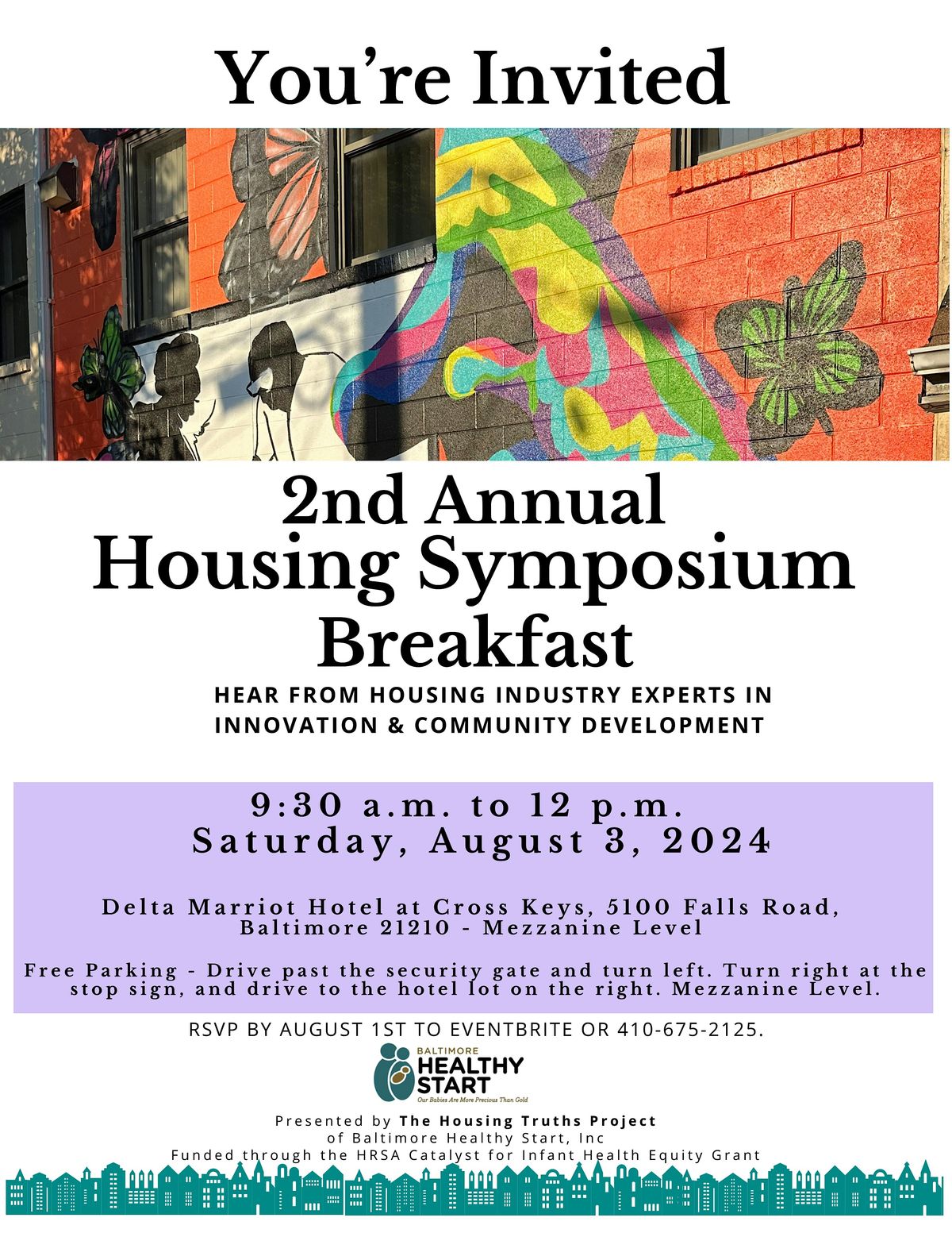 Free Housing Symposium Breakfast - You are invited August 3