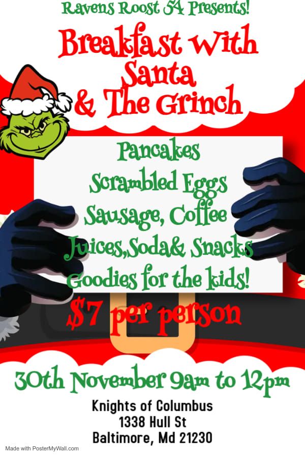 Breakfast with Santa AND The Grinch!