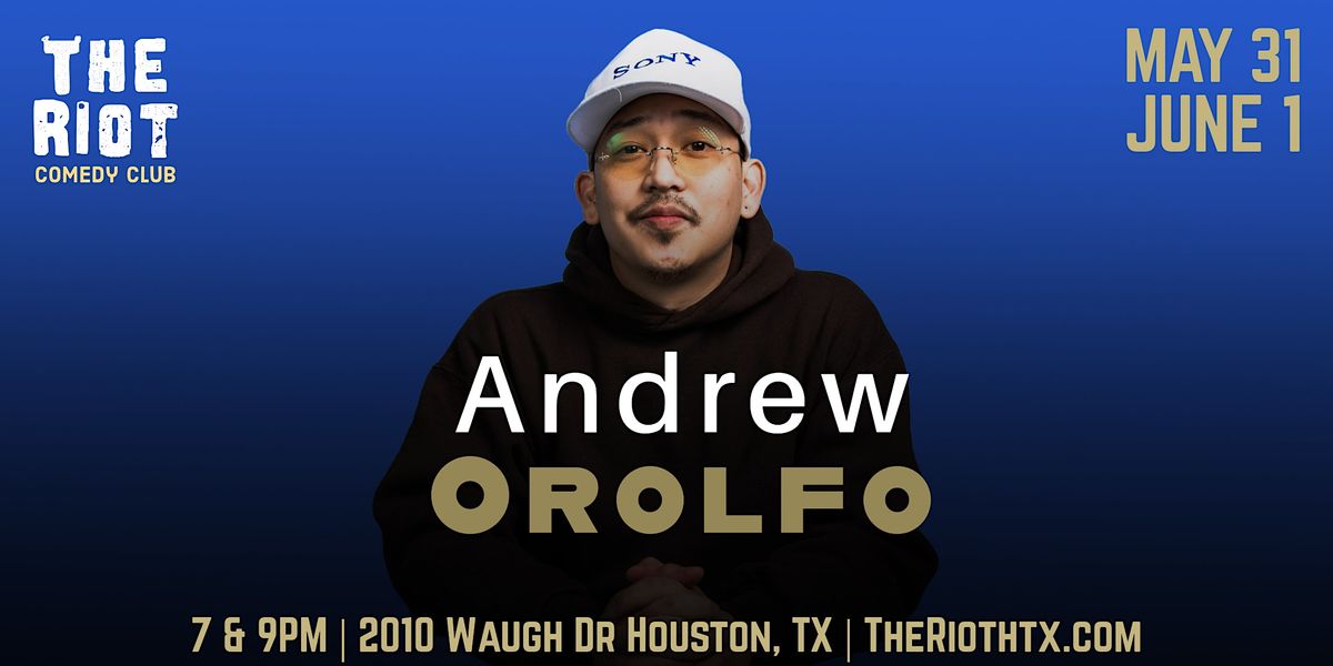 The Riot Comedy Club presents Andrew Orolfo (Comedy Central, Netflix)