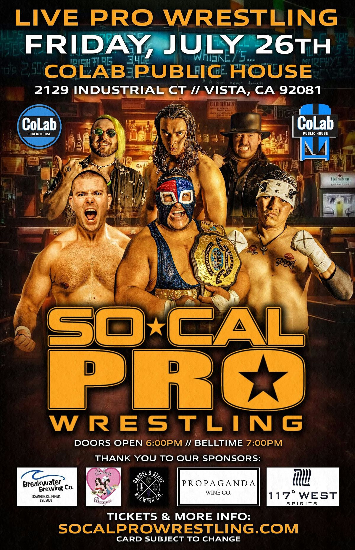 Live Pro Wrestling with SoCal Pro
