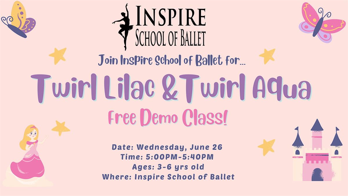 Twirl Lilac & Twirl Aqua Ballet Demo Class!