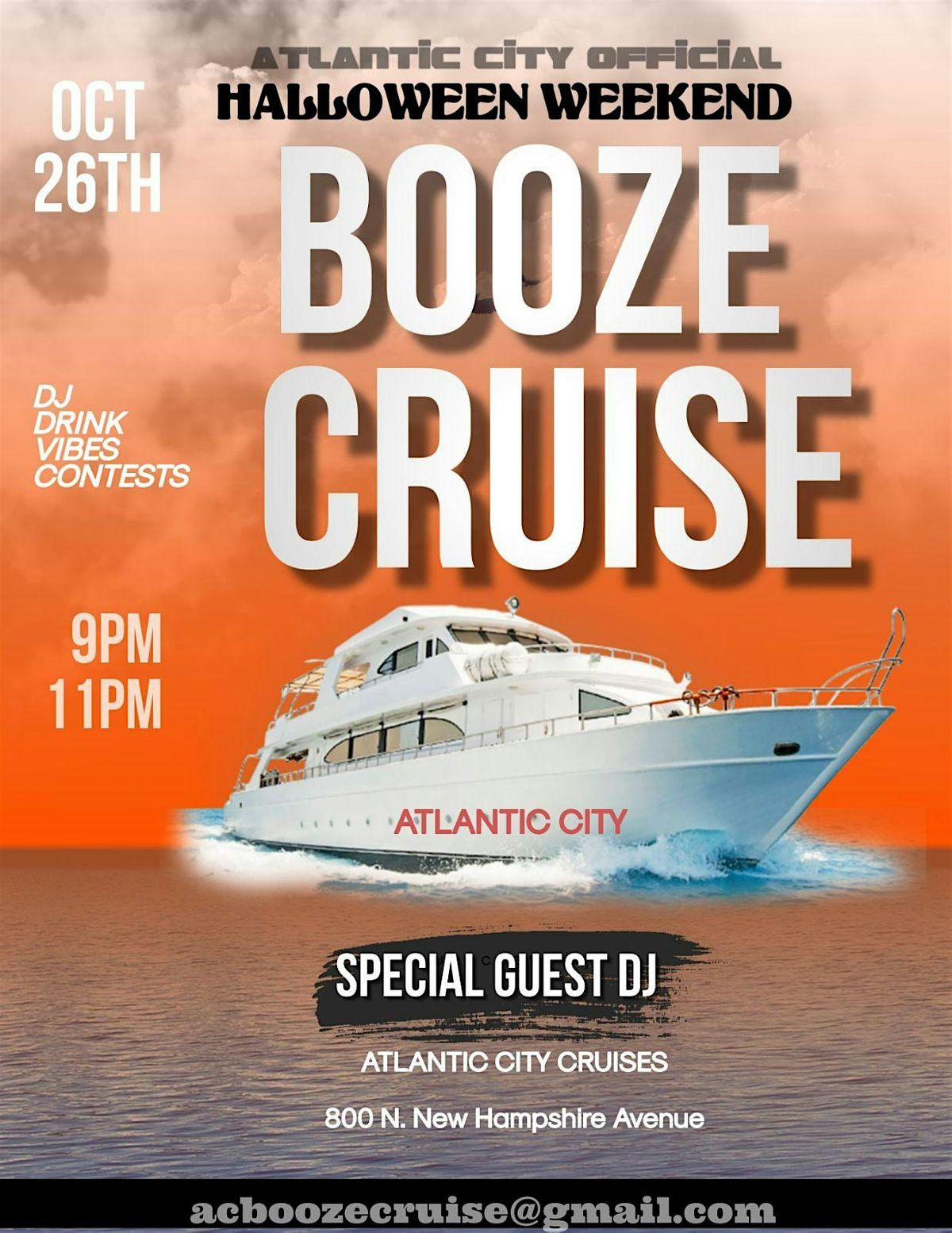 Booze Cruise The Official Halloween Party - Atlantic City