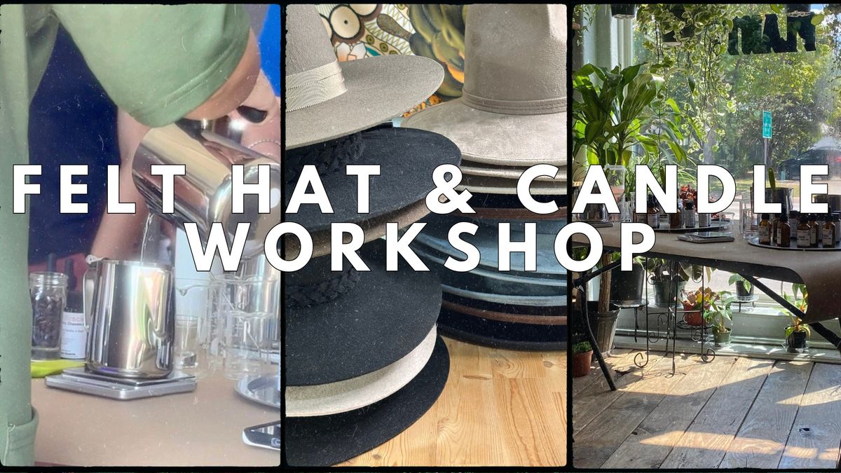 Thanksgiving Candle & Felt Hat Workshop